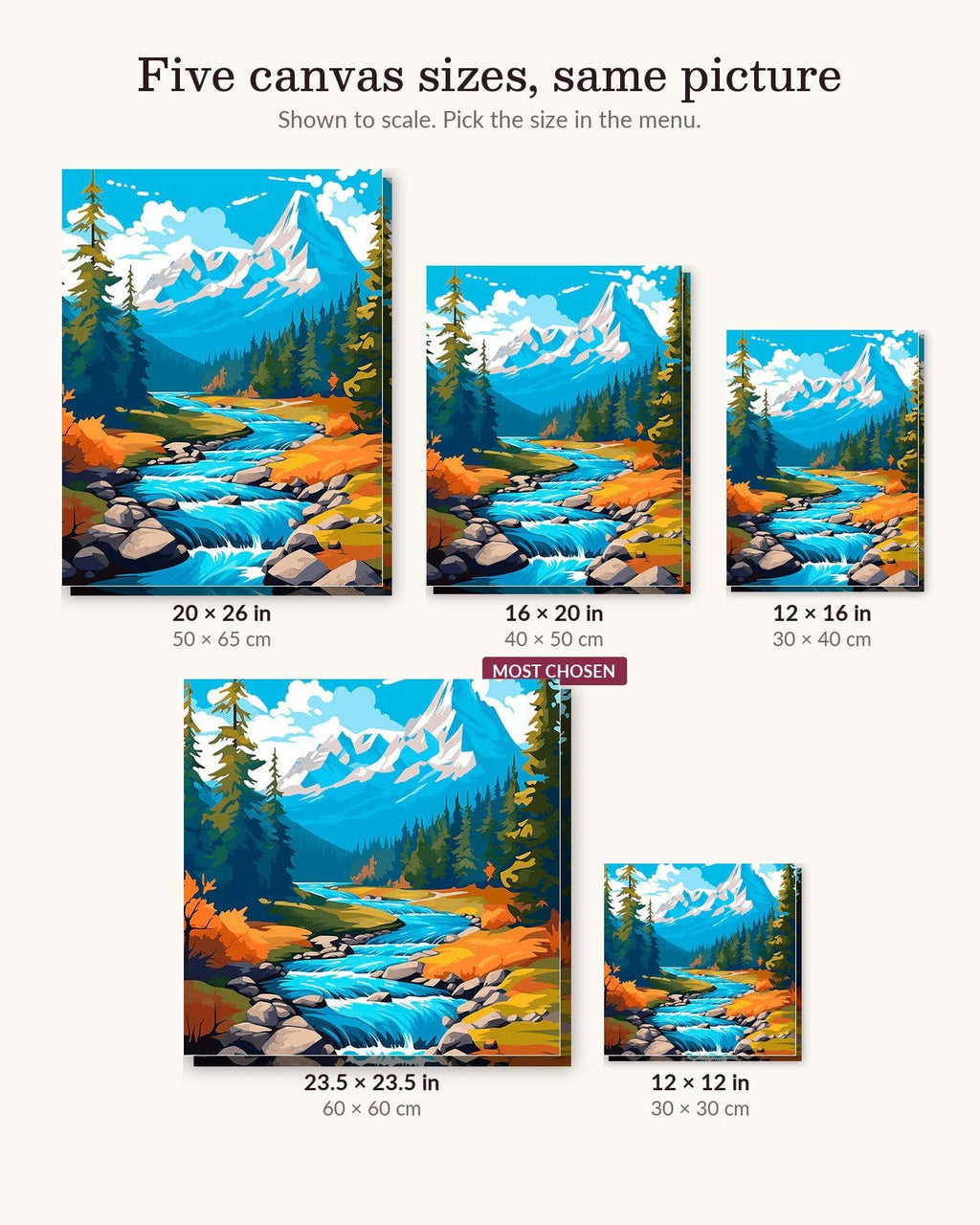 Autumn Whisper River | Paint by Numbers Kit