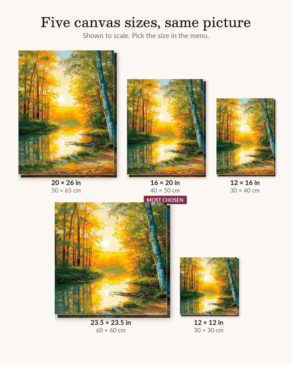 Autumn Glow | Paint by Numbers Kit for Adults