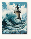 Beacon in the Storm | Paint by Numbers Kit for Adults