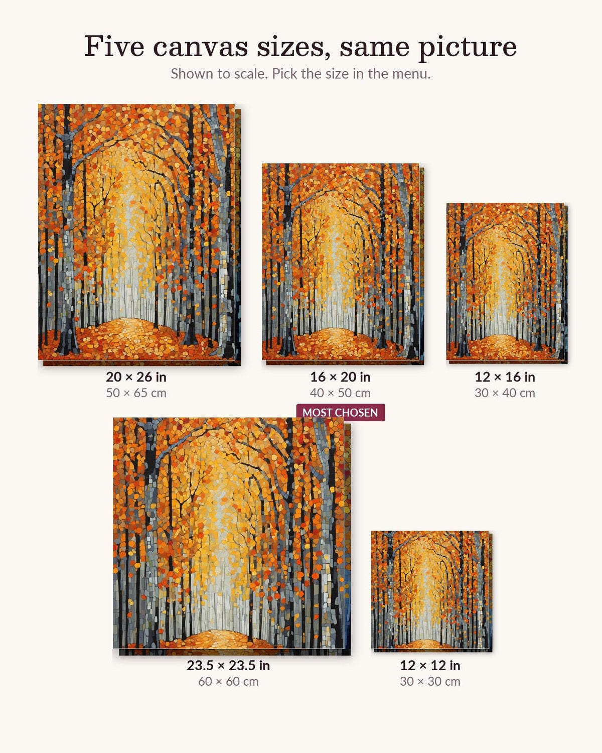 Beech Forest after Klimt | Paint by Numbers Kit