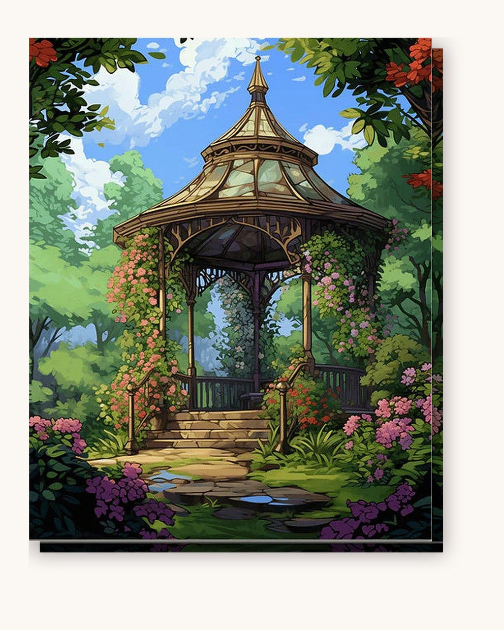 Garden Gazebo | Paint by Numbers Kit