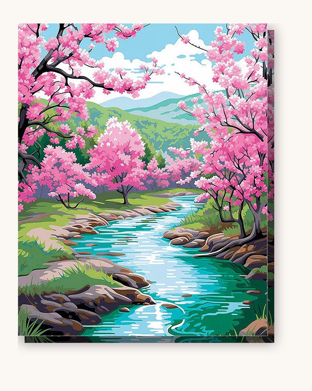 Blossom River Trail | Paint by Numbers Kit for Adults