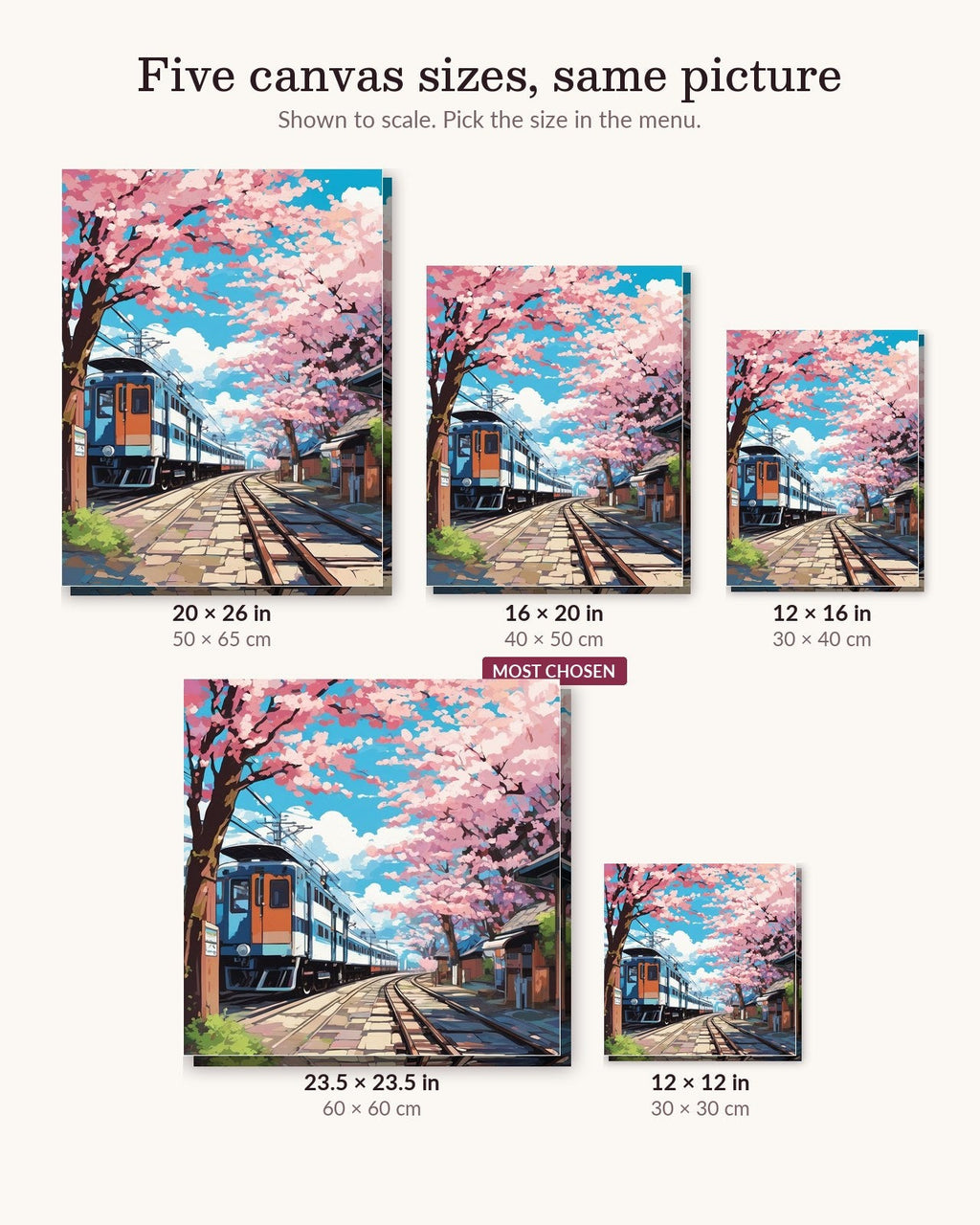 Blossom Station | Paint by Numbers Kit