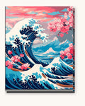 Wave of Flowers | Paint by Numbers Kit for Adults