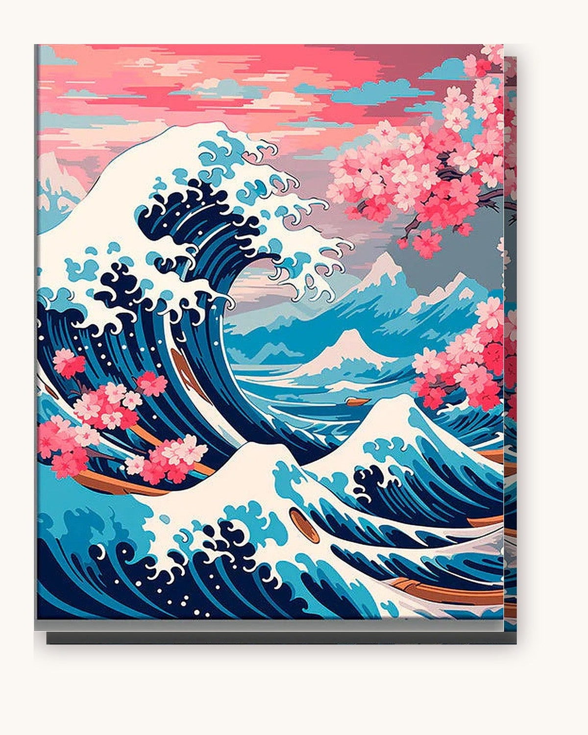 Wave of Flowers | Paint by Numbers Kit for Adults