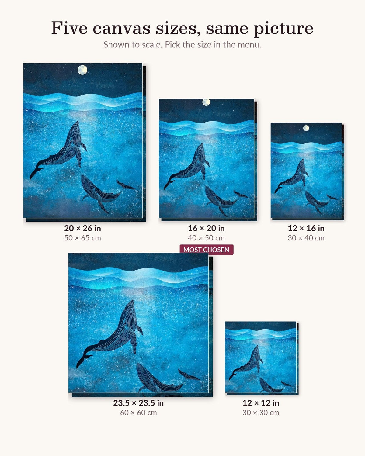 Blue Whales | Paint by Numbers Kit