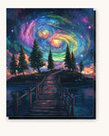 Bridge Between Earth and Space | Paint by Numbers Kit