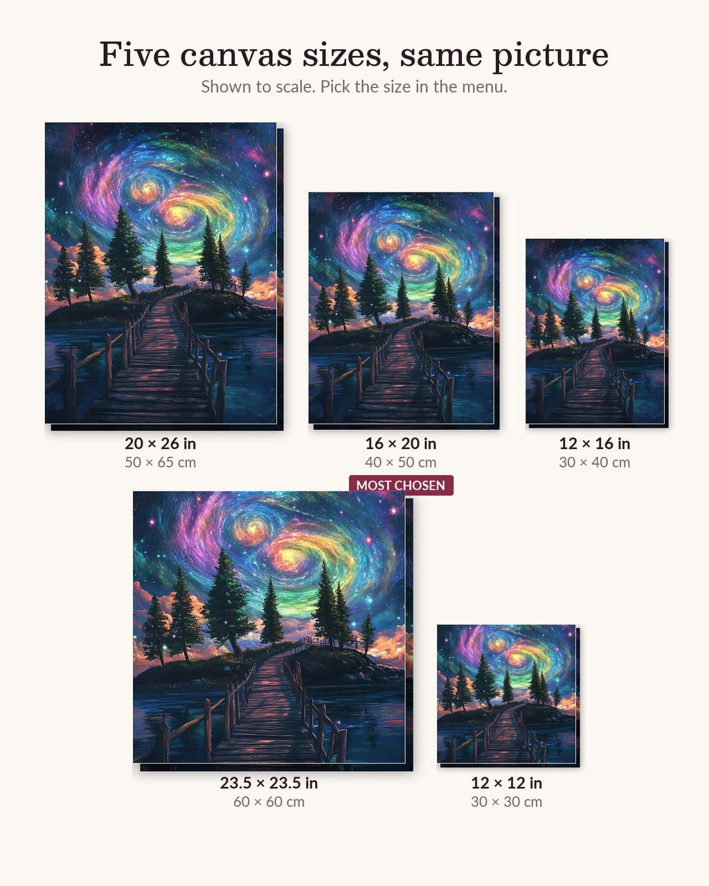 Bridge Between Earth and Space | Paint by Numbers Kit