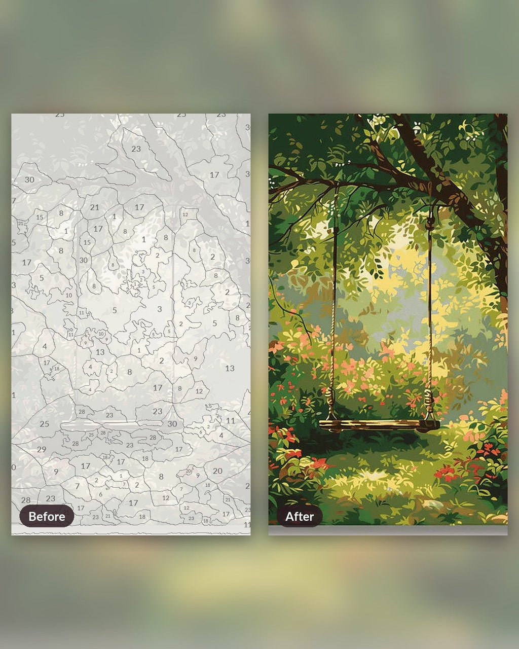 Childhood Swing | Paint by Numbers Kit