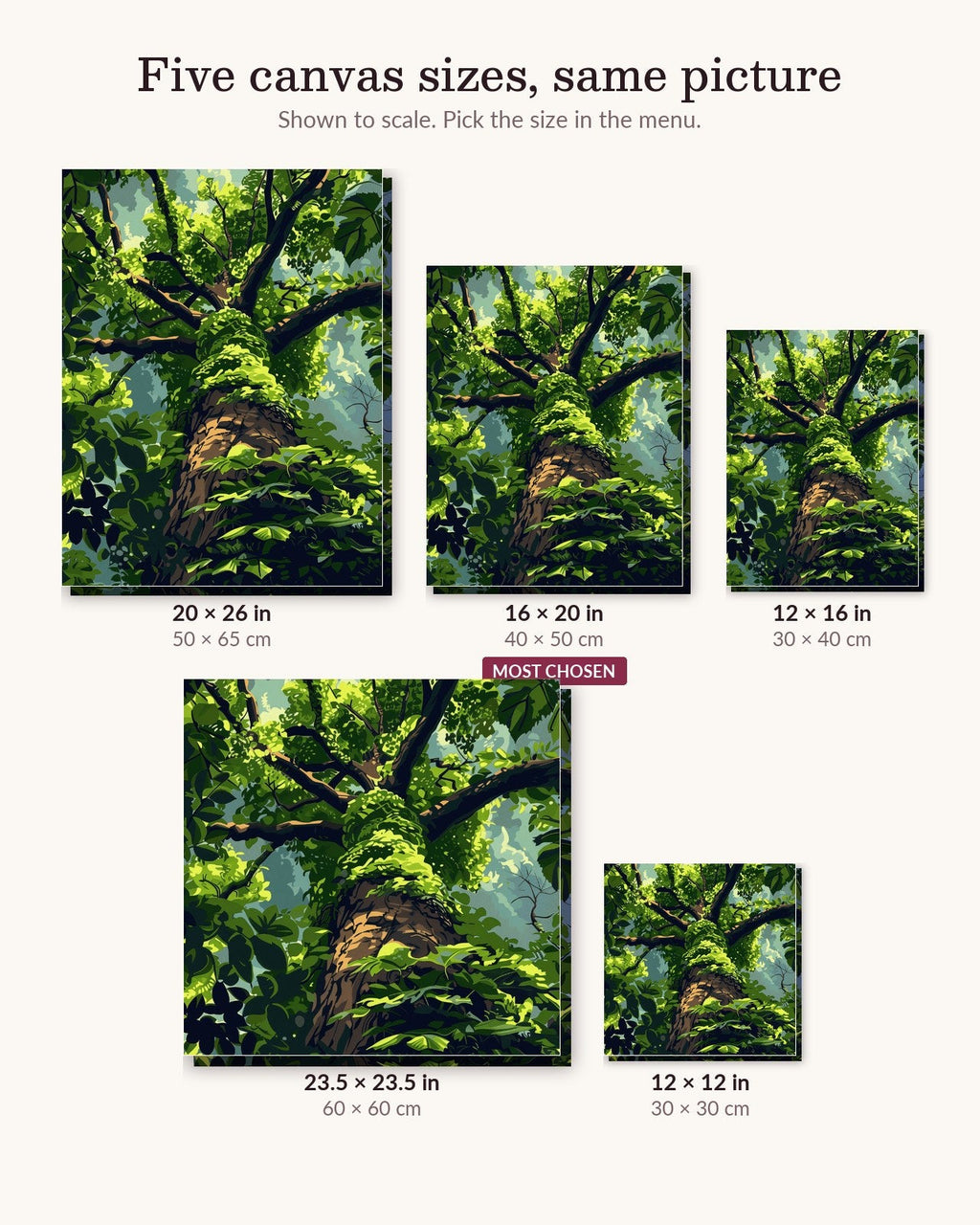 Climbing Forever Tree | Paint by Numbers Kit