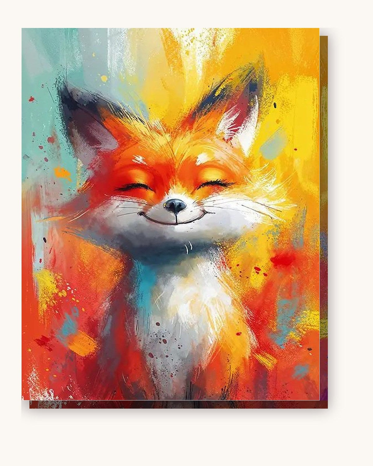 Colorful Fox | Paint by Numbers Kit