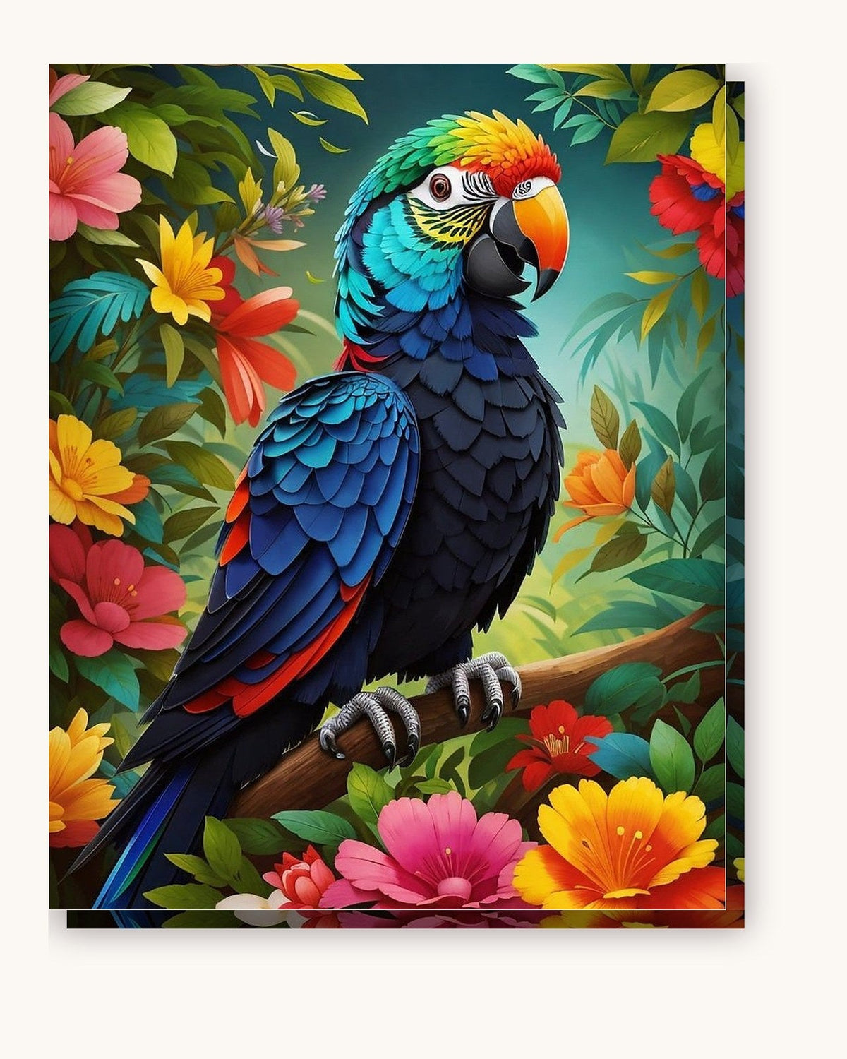 Colorful Parrot | Paint by Numbers Kit
