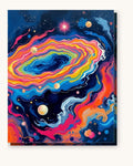 Cosmic Dynamic Flow | Paint by Numbers Kit for Adults
