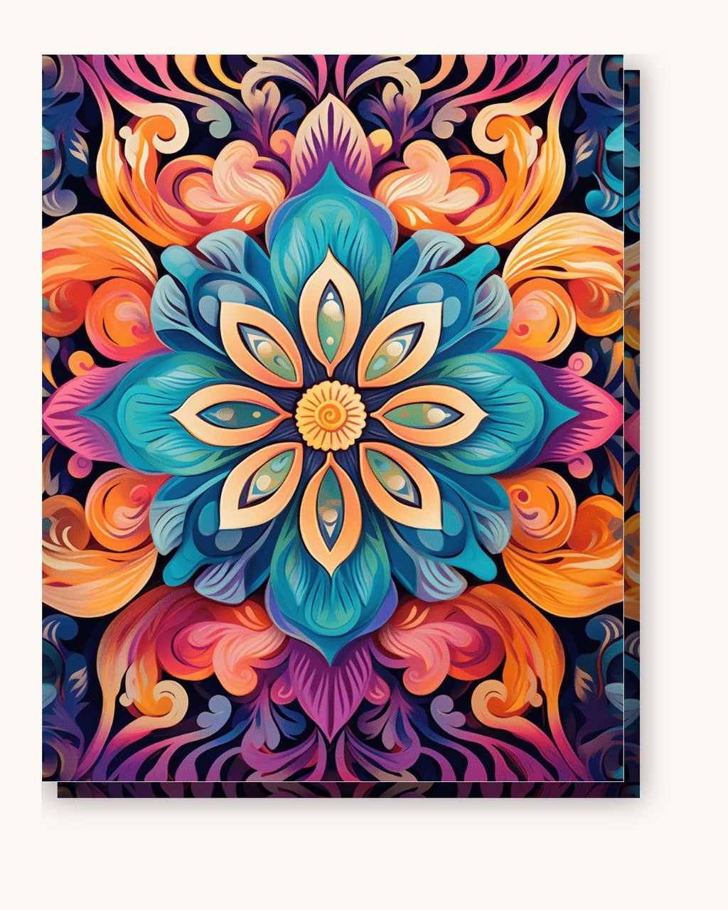 Teal Blossom | Paint by Numbers Kit for Adults