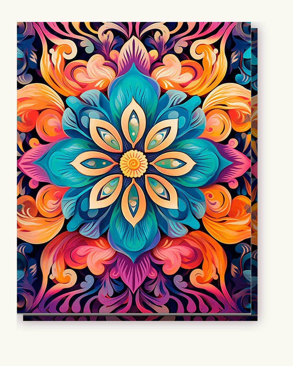Cyan Blossom | Paint by Numbers Kit