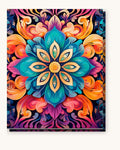 Cyan Blossom | Paint by Numbers Kit