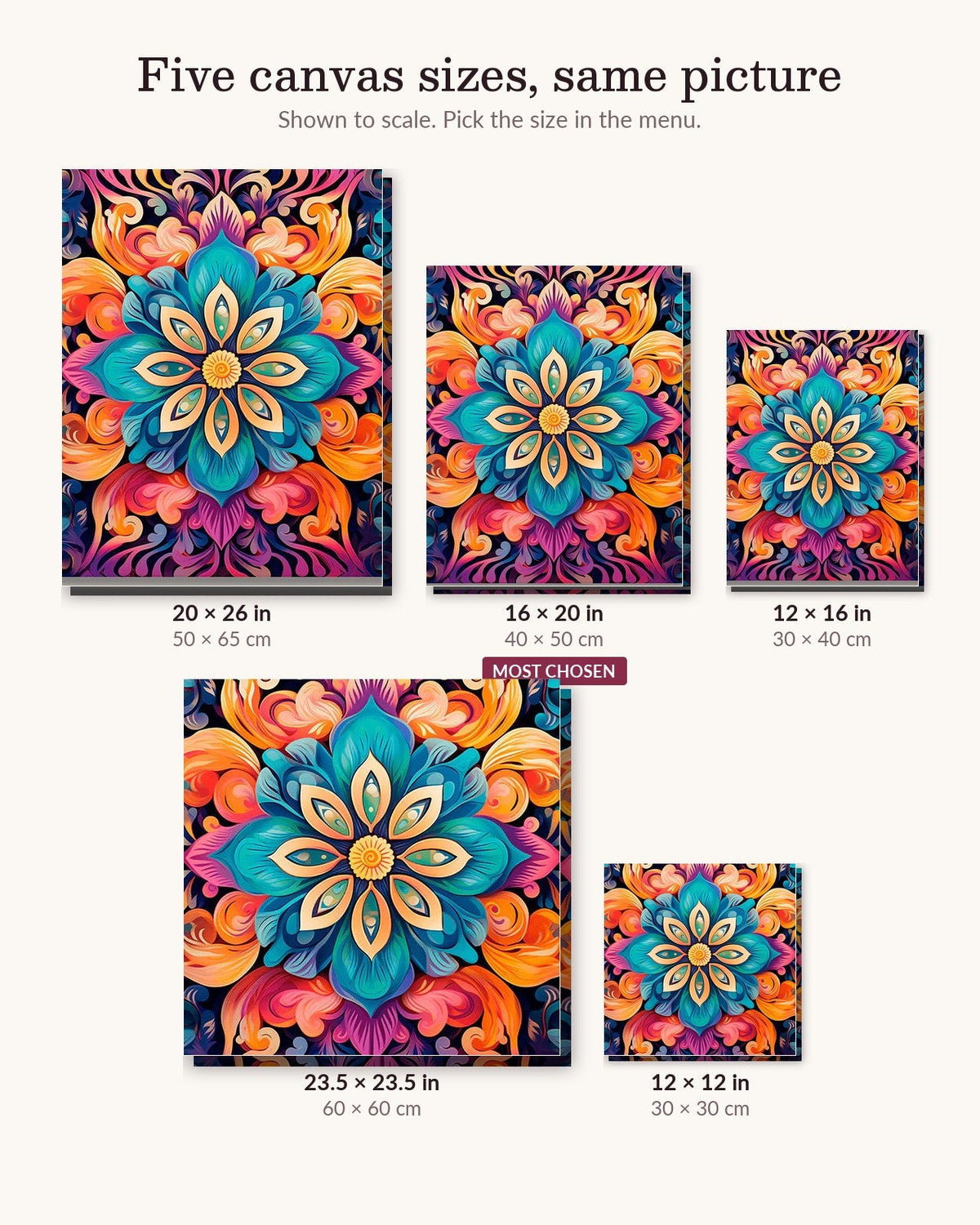 Cyan Blossom | Paint by Numbers Kit