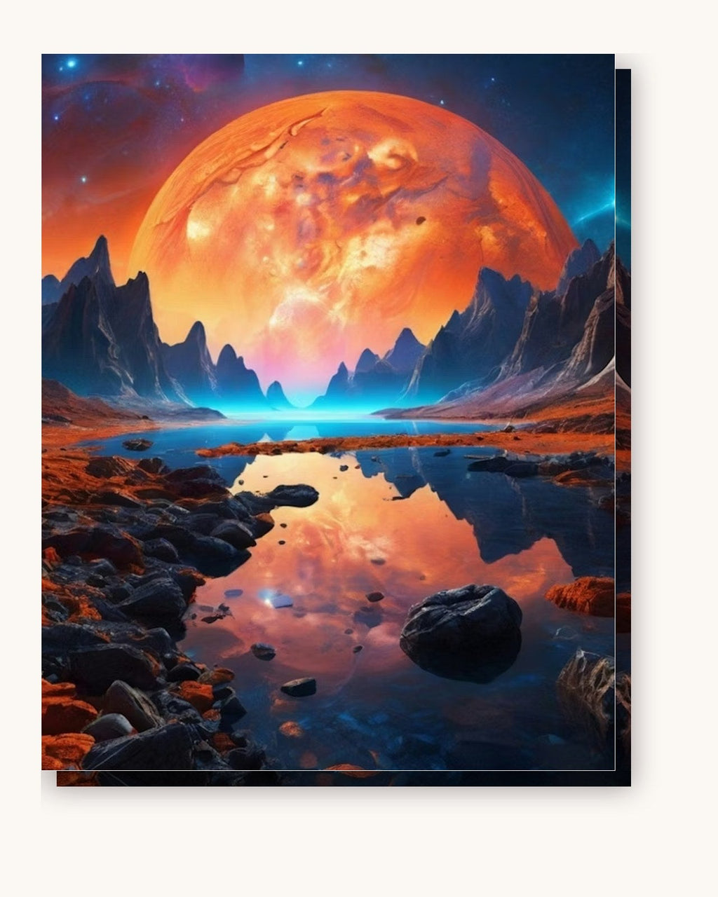 Deep Space Glow | Paint by Numbers Kit for Adults