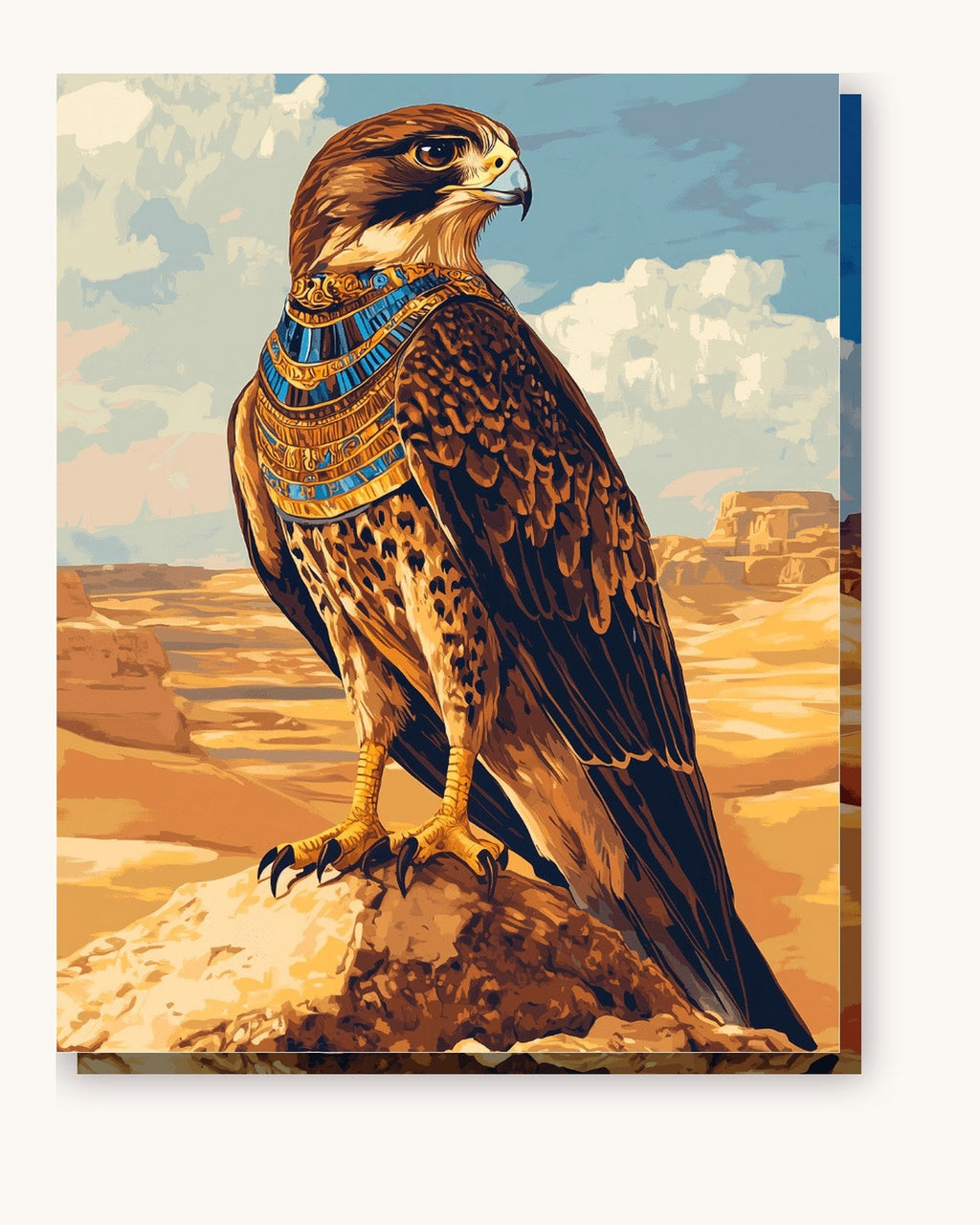Divine Falcon Horus | Paint by Numbers Kit