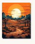 Desert Glow Wander | Paint by Numbers Kit