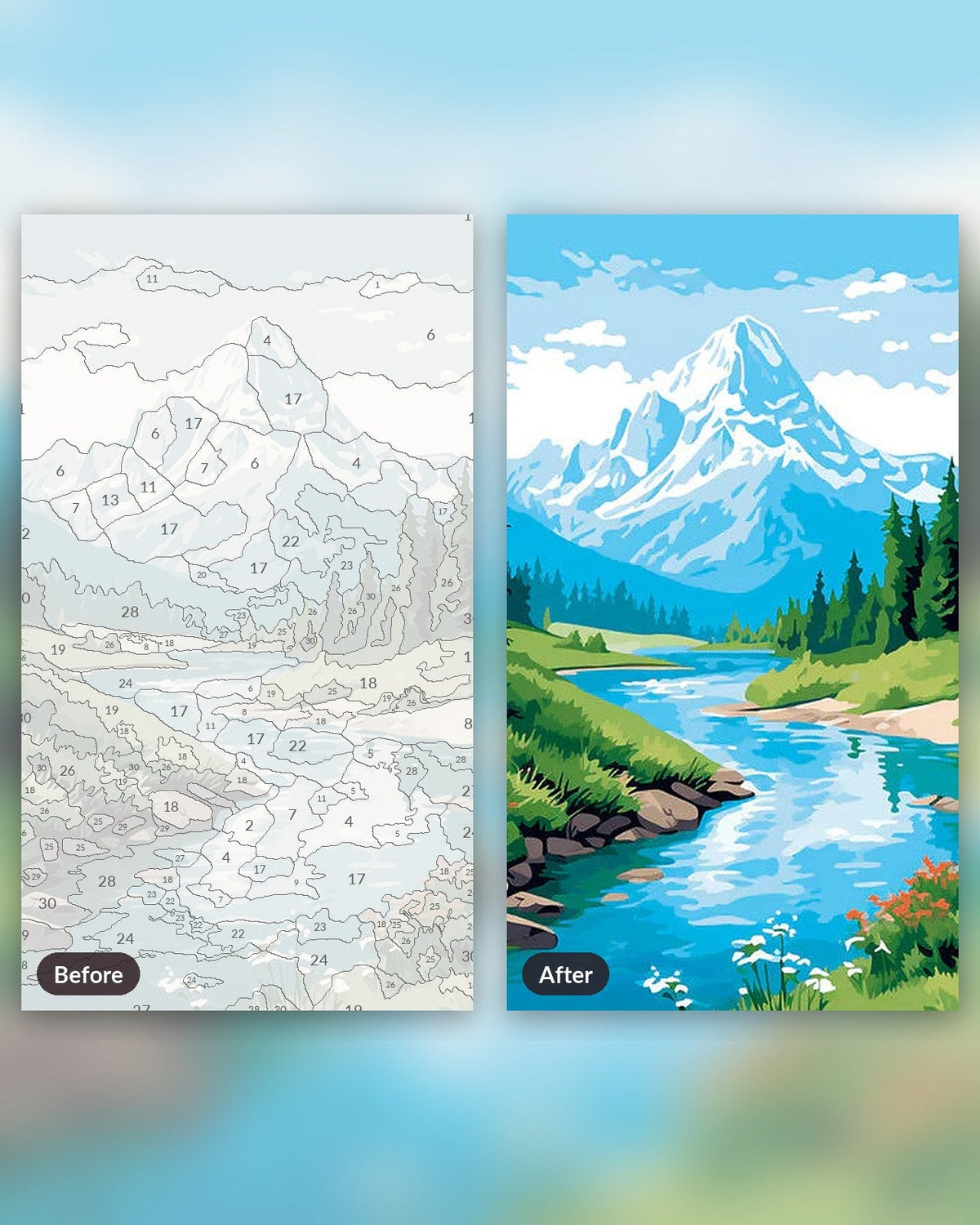 Heavenly Reverie | Paint by Numbers Kit