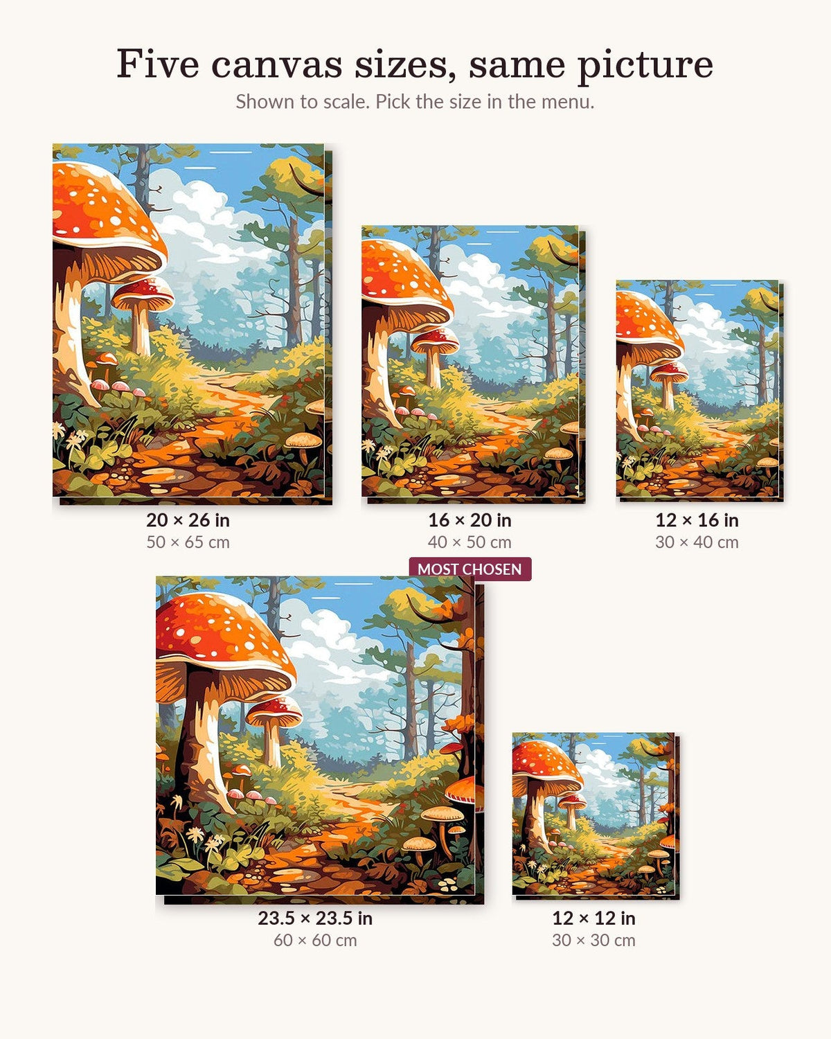 Enchanted Forest Trail | Paint by Numbers Kit for Adults