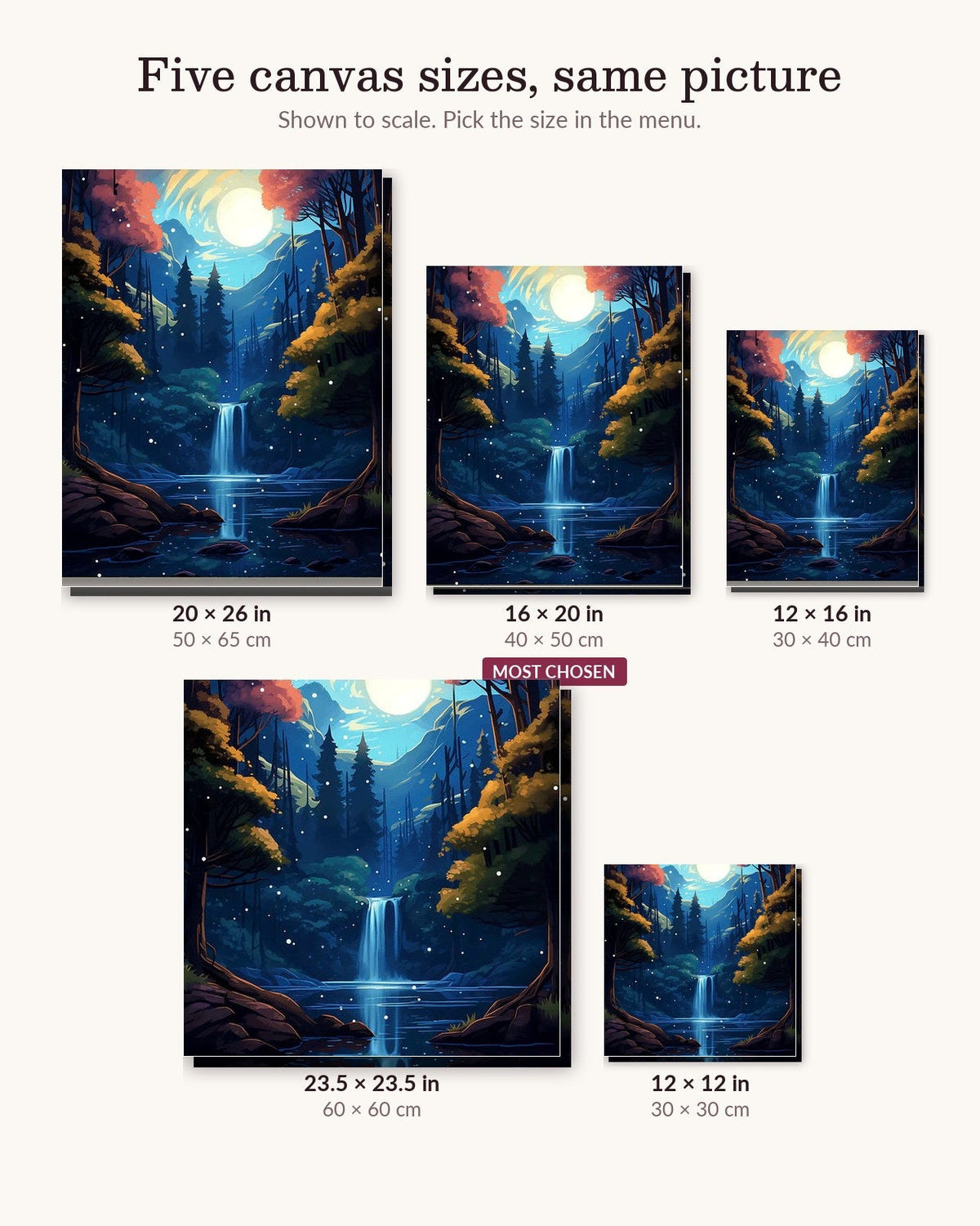 Mystical Cascade | Paint by Numbers Kit