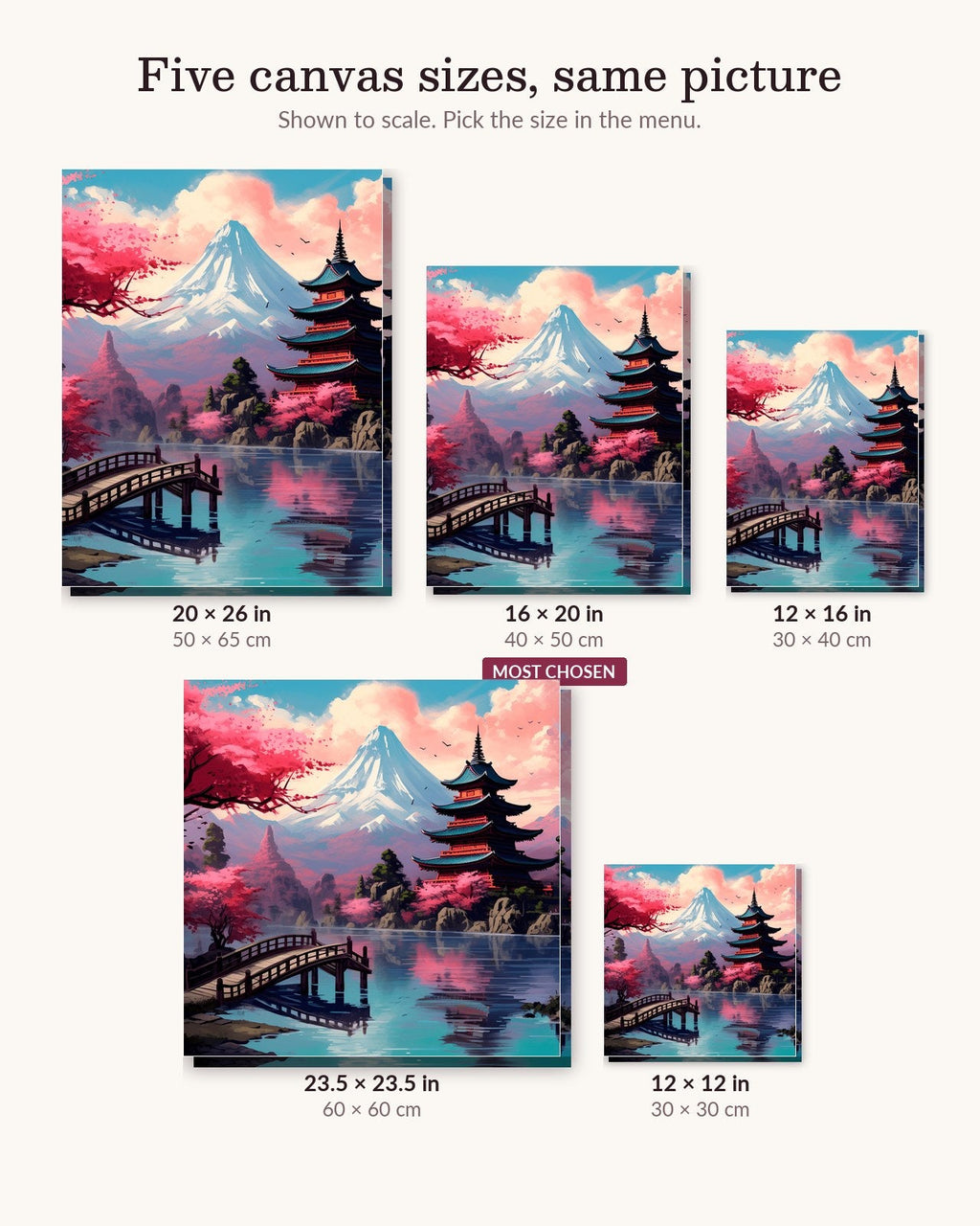 Fuji's Eternity | Paint by Numbers Kit
