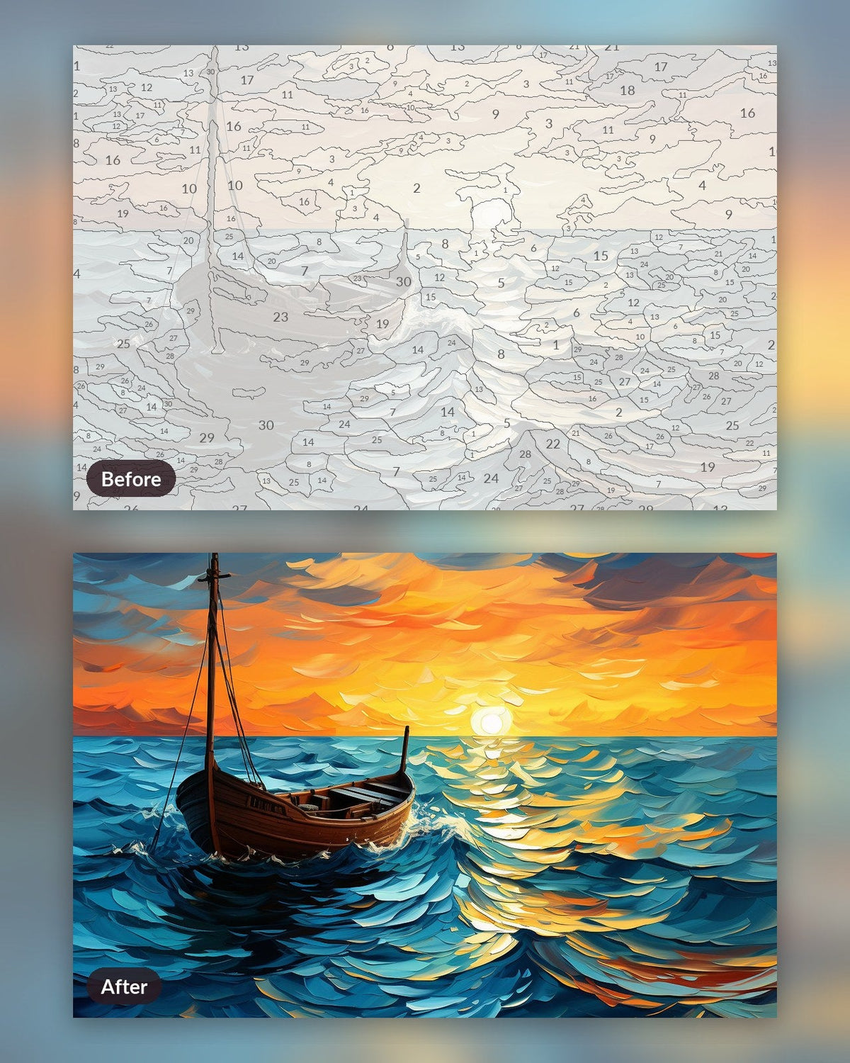 Evening Sail | Paint by Numbers Kit