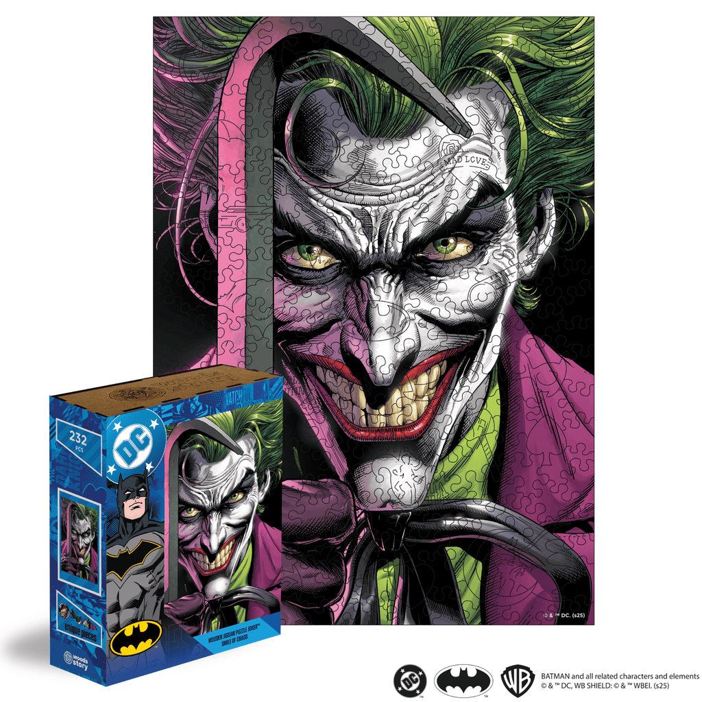 Wooden jigsaw puzzle DC Batman™ – Smile of Chaos (B2B)