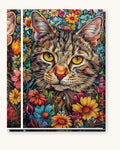 Florals Cat | Paint by Numbers Kit