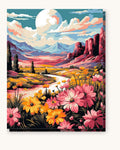Flower Valley | Paint by Numbers Kit