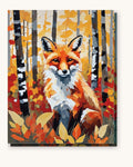 Fox in the Birch Wood | Paint by Numbers Kit
