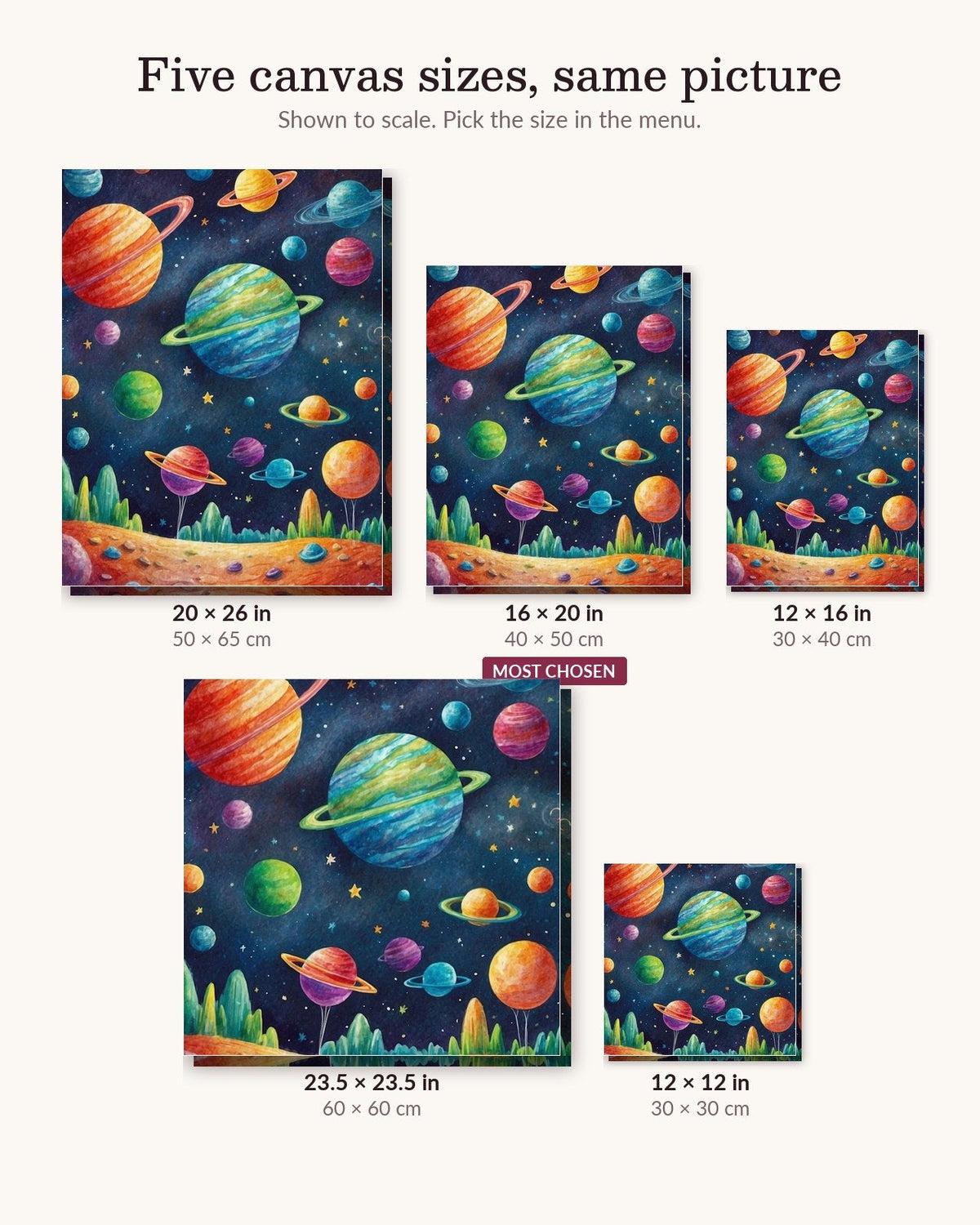 Galactic Orbs | Paint by Numbers Kit