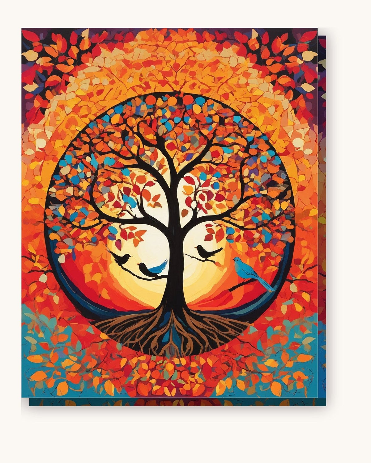 Golden Tree of Life | Paint by Numbers Kit for Adults