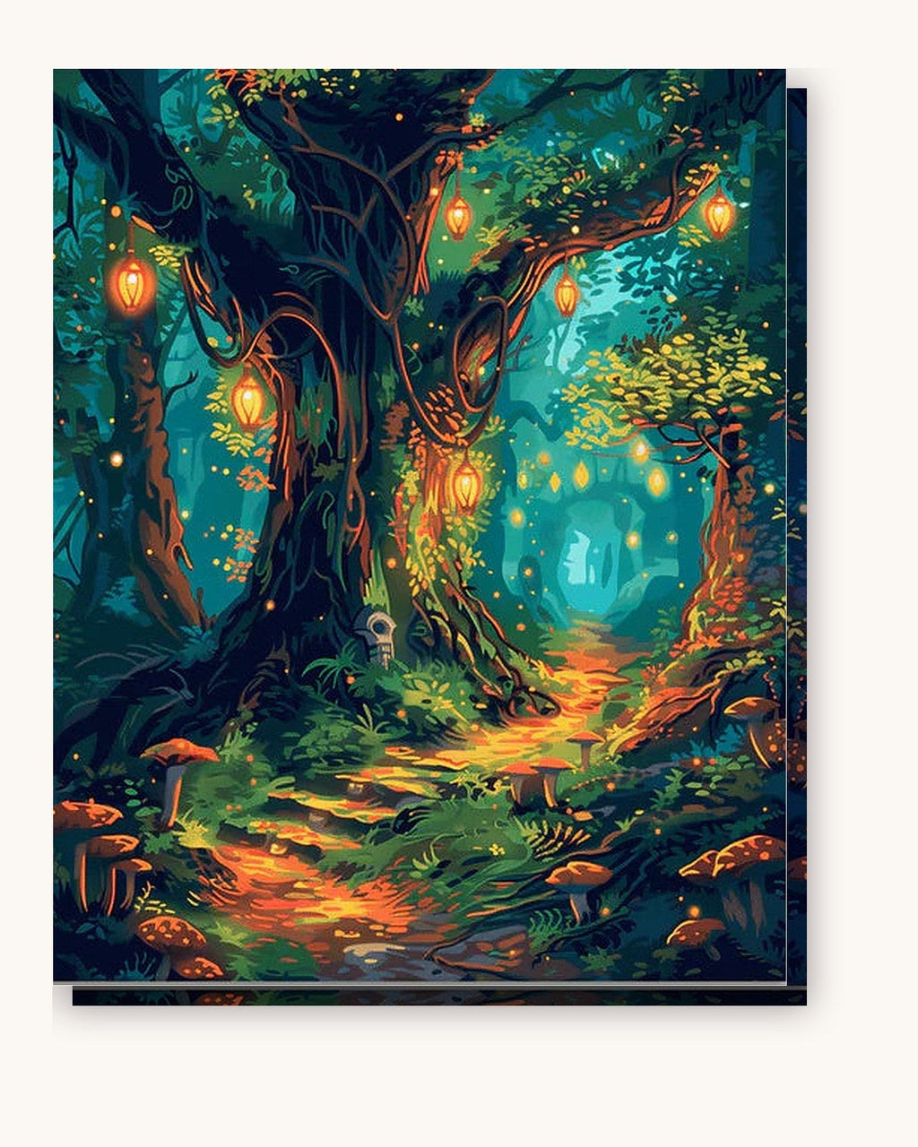 Illuminated Woodland | Paint by Numbers Kit