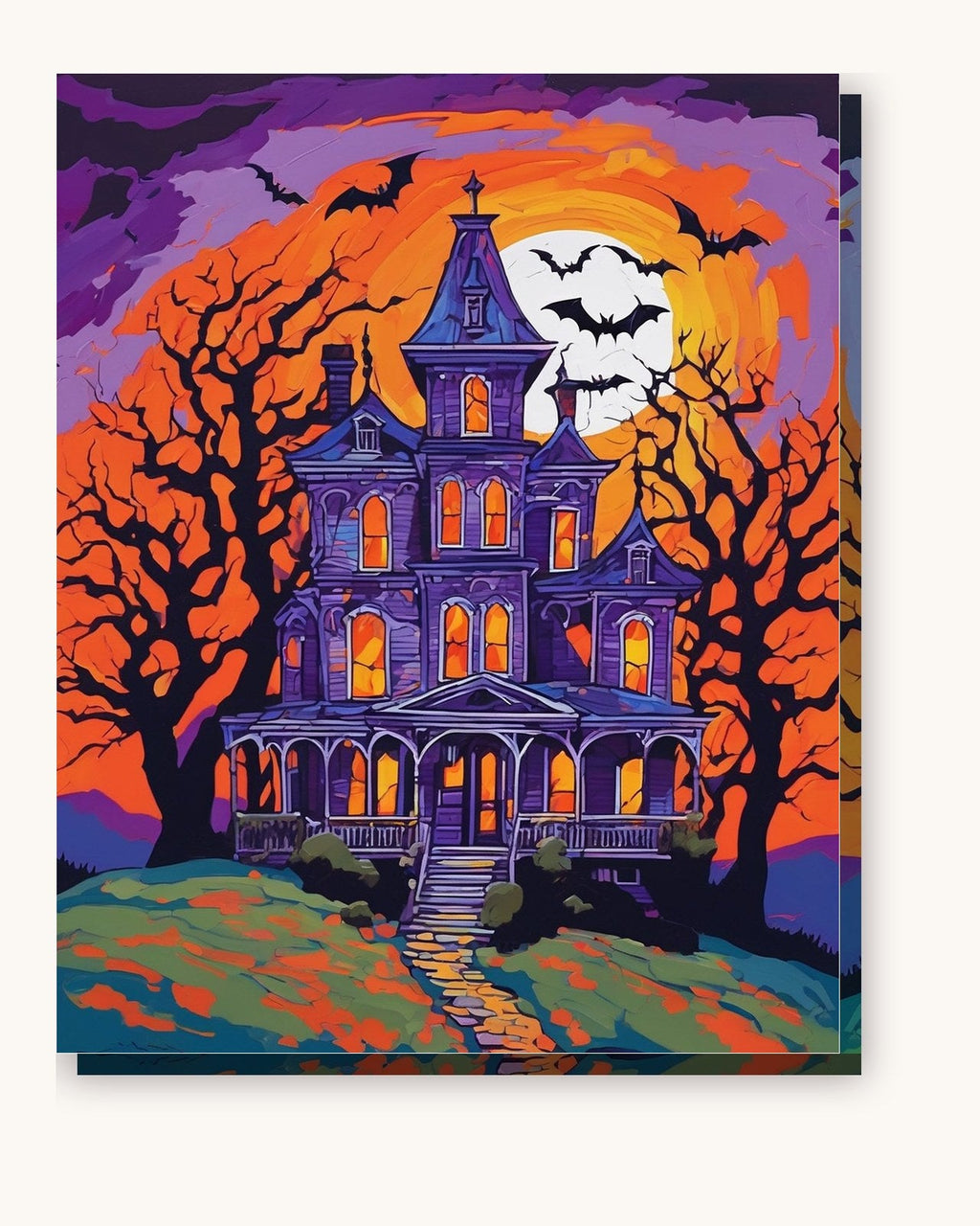 Haunted House on the Hill | Paint by Numbers Kit