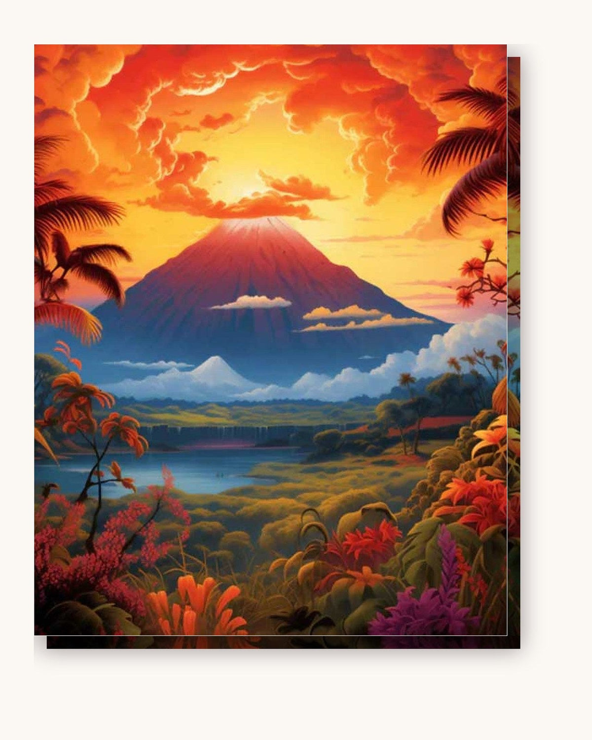 Hawaii's Lava Giant | Paint by Numbers Kit