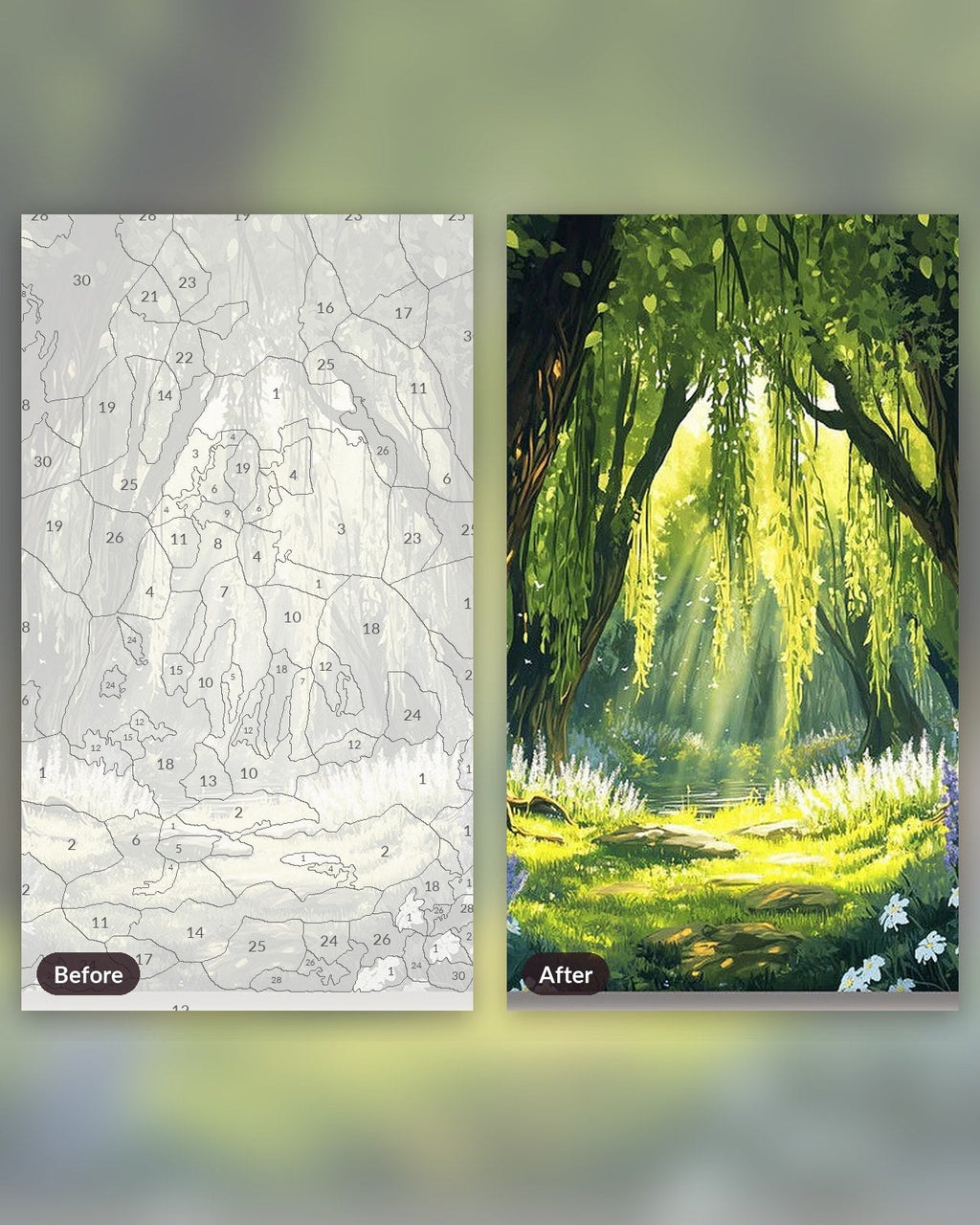 Heavenly Woods | Paint by Numbers Kit