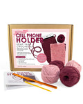Hemp Yarn Crochet Kit - Cell Phone Holder