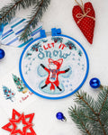 DIY Cross Stitch Kit - Snow Angel