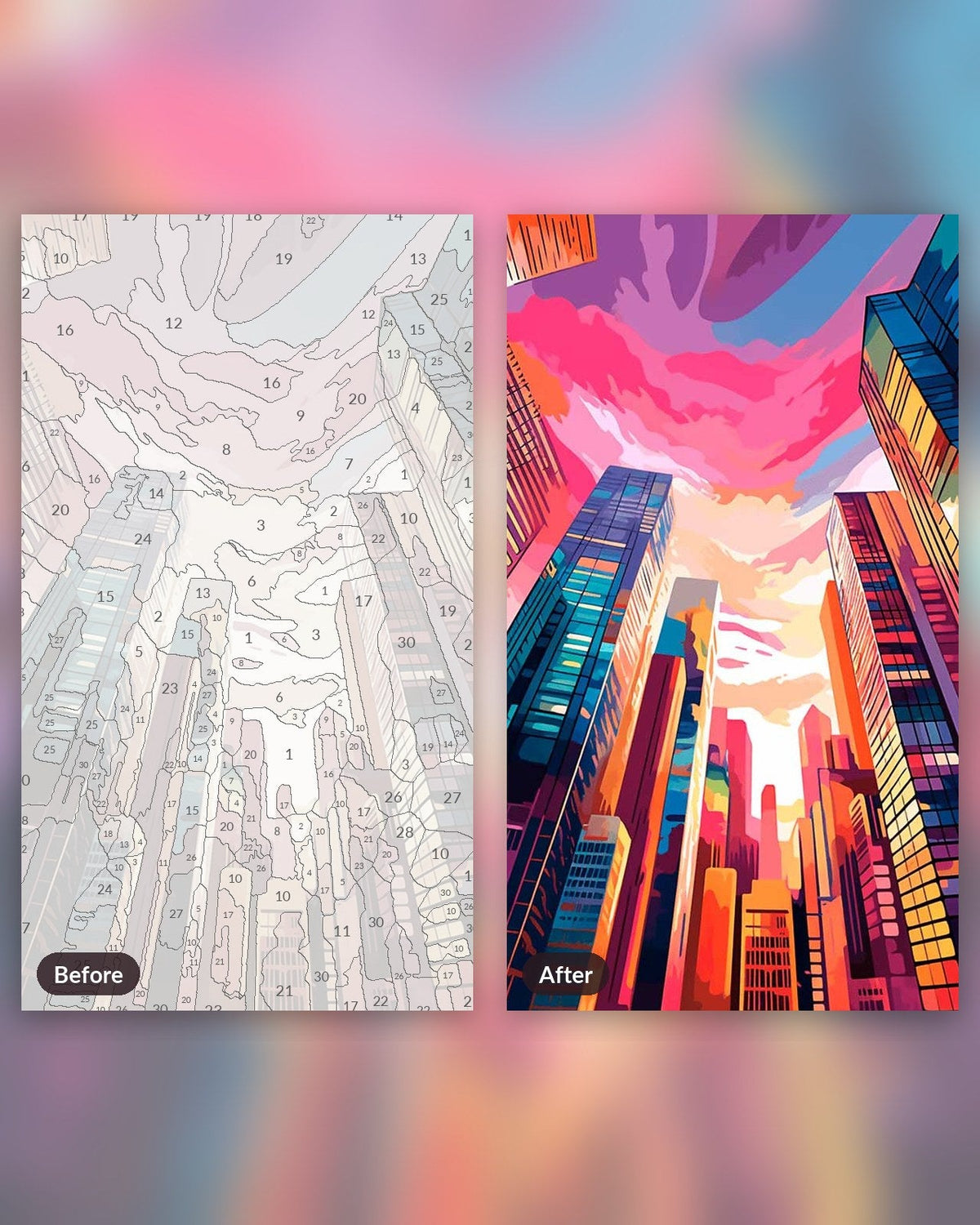 High-Rise Society | Paint by Numbers Kit