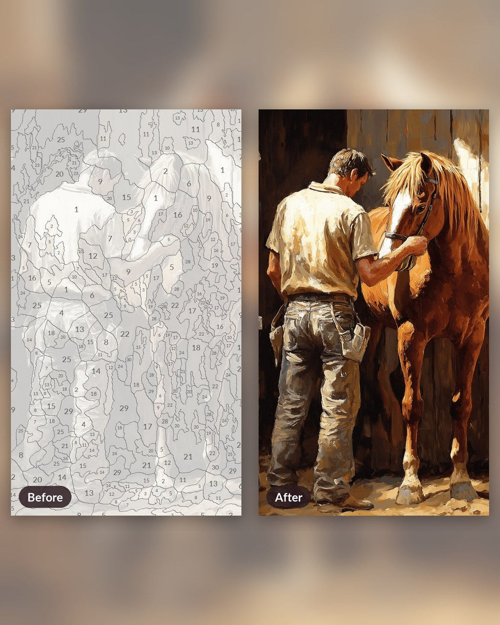 Horse Trainer | Paint by Numbers Kit