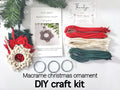 DIY craft Christmas ornament kit 3 pack