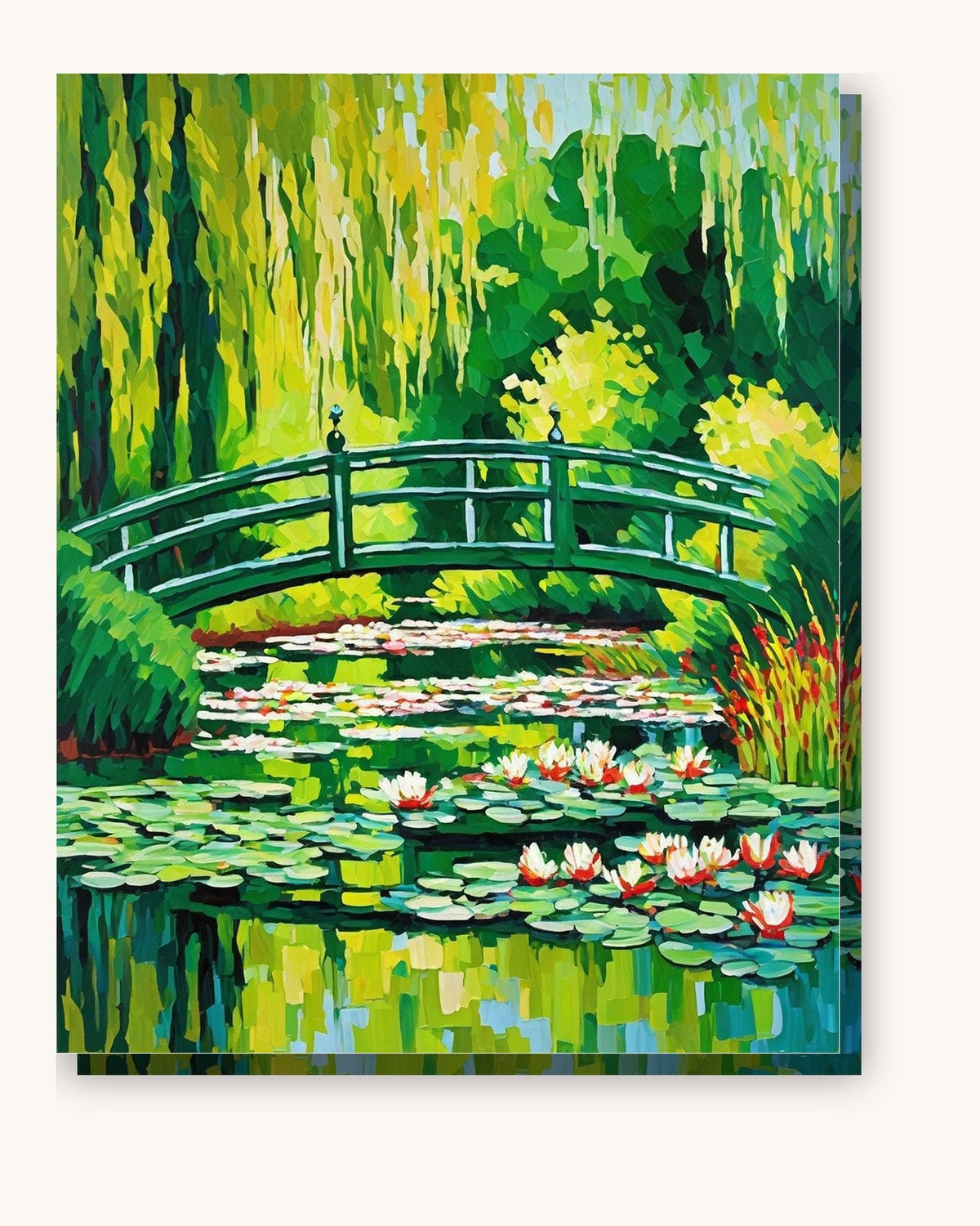 Japanese Footbridge after Monet | Paint by Numbers Kit