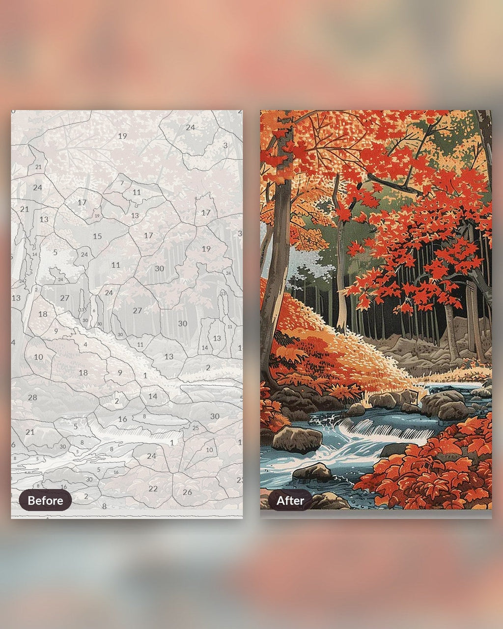 The Last Leaves | Paint by Numbers Kit