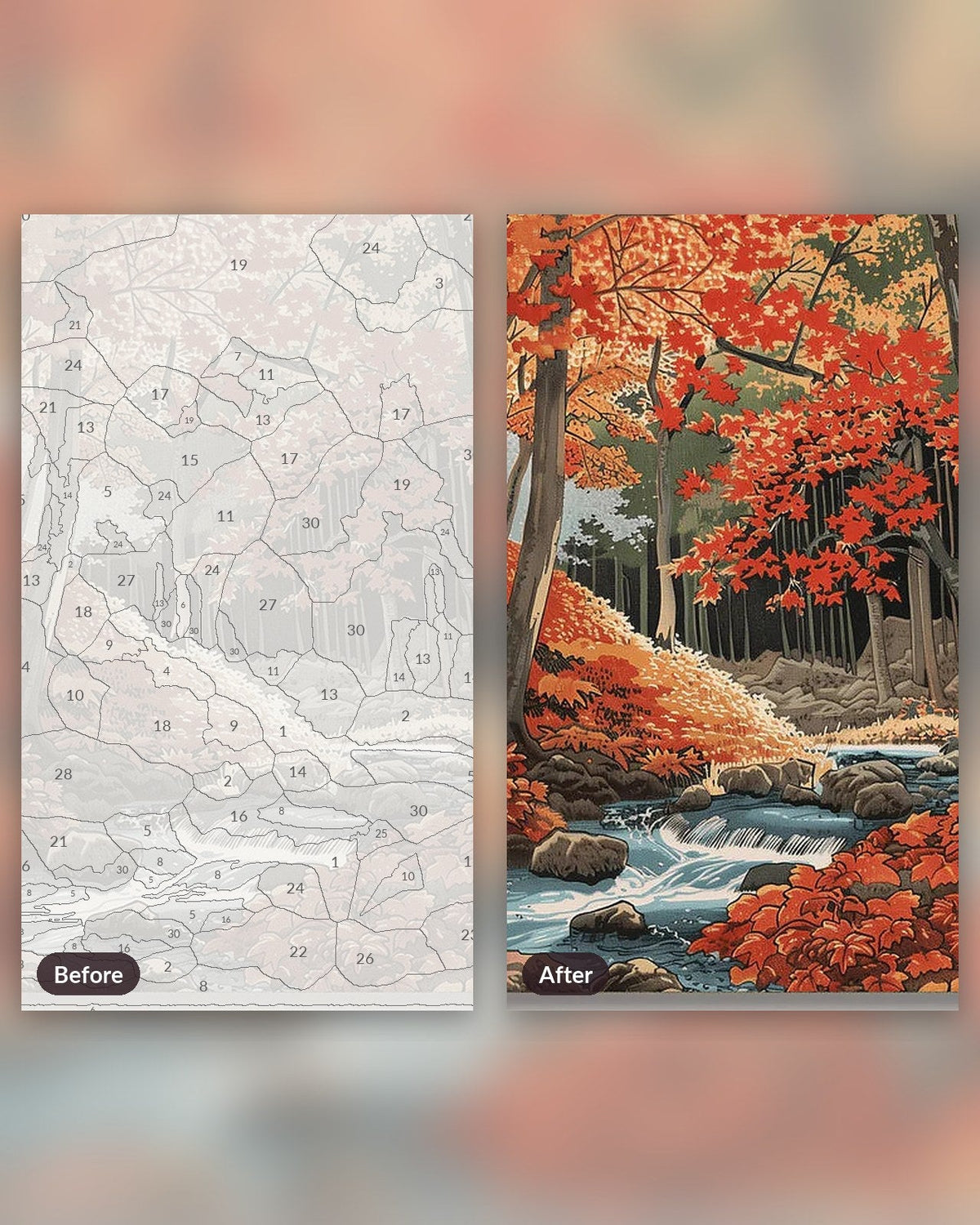 The Last Leaves | Paint by Numbers Kit