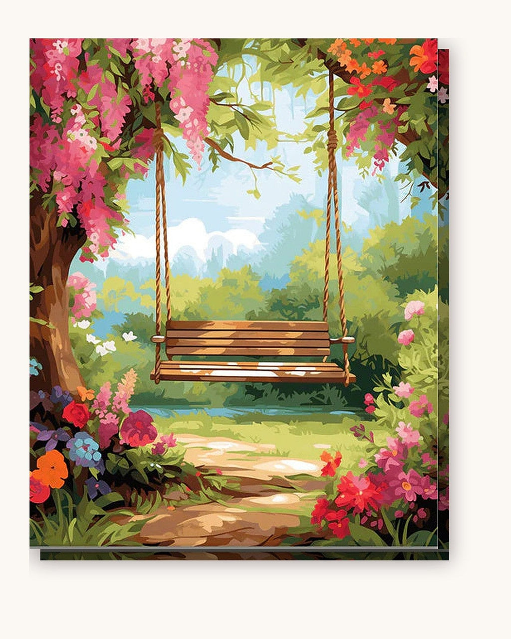 Lonely Forest Bench | Paint by Numbers Kit