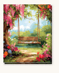 Lonely Forest Bench | Paint by Numbers Kit
