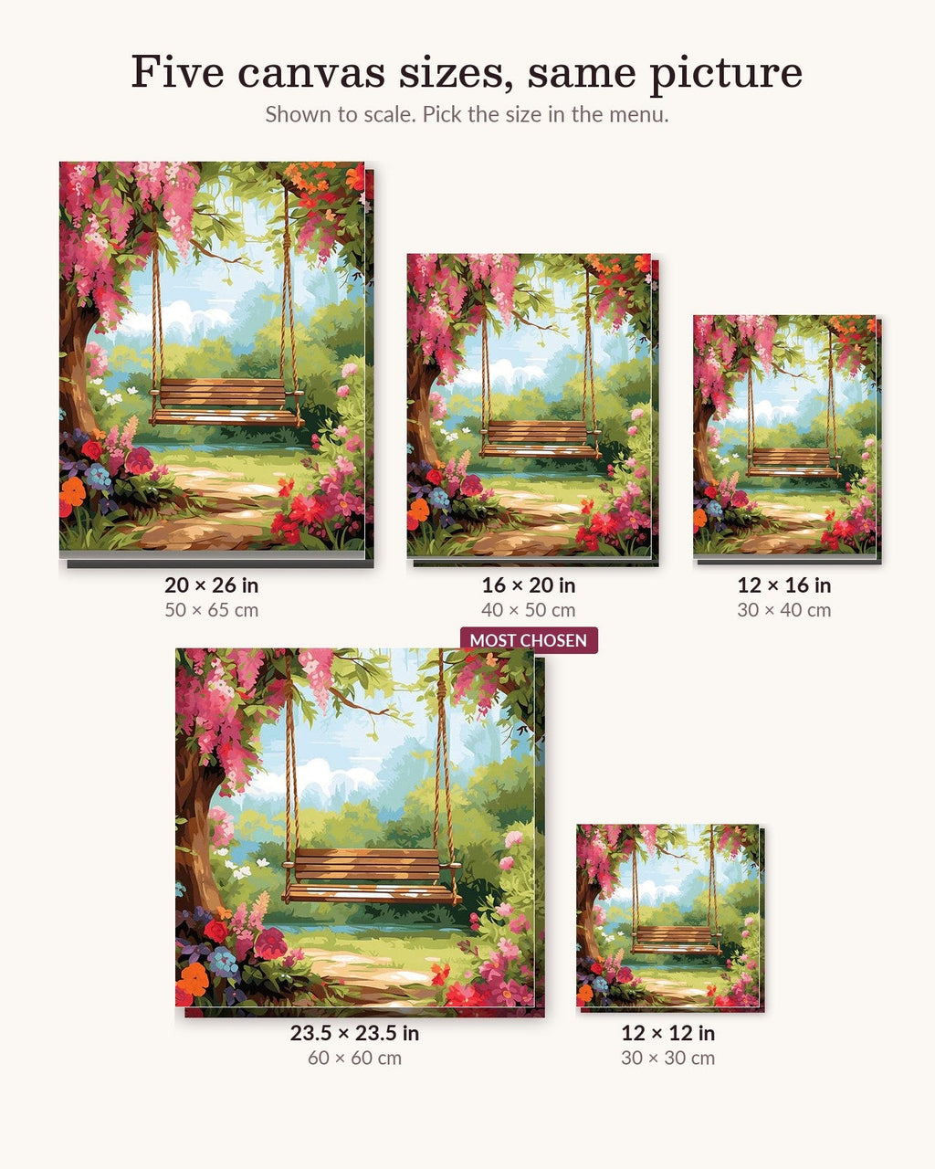 Lonely Forest Bench | Paint by Numbers Kit